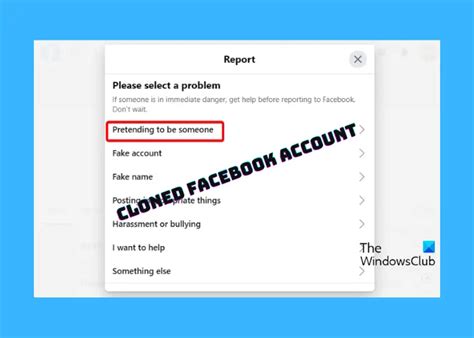 what to do if your facebook account is cloned